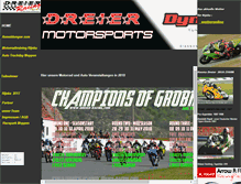Tablet Screenshot of dreier-racing.de